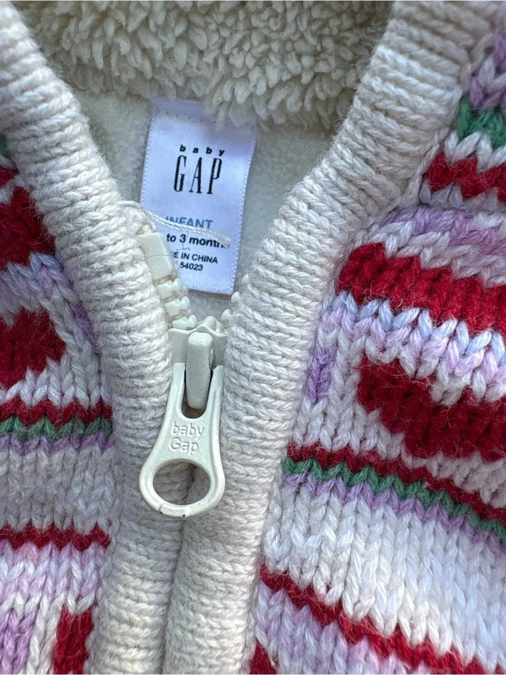 GAP size says